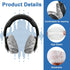 100Pcs White Non-Woven Sanitary Headphone Ear Cover, Disposable Super Stretch Covers Washable, for Most On Ear Headphones Earpads (6.5 cm/ 2.6 Inc...