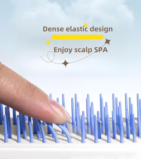 Self-Cleaning Hairbrush - Anti-Static Massage Comb with Retractable Bristles - Ergonomic Handle Hair Comb -Upgraded soft comb teeth are suitable f...