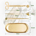 UCINNOVATE 4 in 1 Candle Accessory Set - Wick Trimmer, Snuffer, Dipper, Storage Tray for Candle Lovers, Holidays (Gold)...