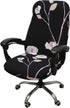WOMACO Office Chair Covers Stretch Printed Computer Chair Slipover Universal Floral Boss Chair Protector Modern Simplism Style High Back Desk Chai...