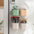 MORNITE Magnetic Cup Pen Holder Storage Rack, Magnetic Basket Locker Organizer for Pen, Holder for Laundry, Board, Desks, Dresser, Green...