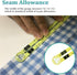 BIGTEDDY - 5in1 Handy Sliding Sewing Gauge Quilting Tools for Beginner Work as T-Gauge, Hem Gauge, Seam Allowance, Buttonhole Spacer and Circle Co...