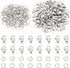 PH PandaHall 60pcs 15mm 304 Stainless Steel Lobster Claw Clasps with 120 pcs 6mm Jump Rings Jewelry Closure Fastener Hook for Earring Bracelet Nec...