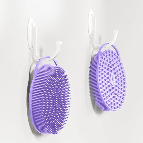 Metene Silicone Body Scrubber, Exfoliating Body Scrubber for Use in shower,Lathers Well, Long Lasting, Soft Body Scrubber for Shower and Bath Skin...