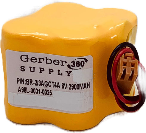 BR-2/3AGCT4A (A98L-0031-0025) 6V 2900mAH Backup Battery for Fanuc Control...