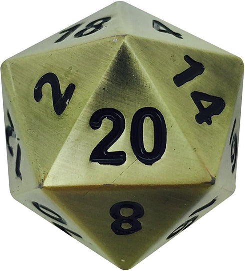 45mm Full Metal D20 Norse Foundry Bronze Dragons Scale - The Boulder RPG D&D Polyhedral Dice …...