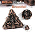 Metal DND Dice Set, Skull Series DND Dice 7-Pieces Metal Polyhedral Dice Set with Gift Box for Dungeons and Dragons Role Playing Games?Red Copper?...