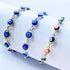 Evil Eye Anklet,14K Gold Evil Eye Anklet Bracelets for Women Dainty Ojo Luck Anklet (Gold navy evil eye anklet)...