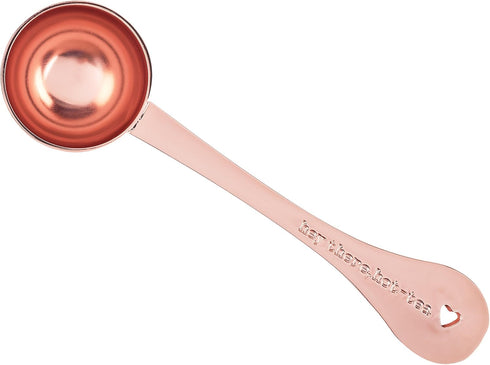 Pinky Up Rose Gold Tablespoon Scoop - Tablespoon Measure Spoon in Stainless Steel with Engraving - Tbsp Measuring Spoon Set of 1...