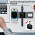 Wireless Charger Travel Charging Station, Compatible with Apple Magsafe iphone15/14/13 Pro/12 Pro Max, iWatch Series/AirPods Pro (with Adapter) fo...