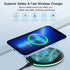 Wireless Charger Samsung Fast Charging Pad for Samsung Galaxy S24/S23 Ultra/S22/S21/Z Flip 5,15W Wireless Charging Station Charger Mat with QC Ada...