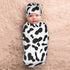 Cow Print Baby Stuff,Cow Print Newborn Swaddle Blankets Beanie Hat Sets Soft and Stretchy Baby Receiving Blanket Swaddle Sack for Baby Shower Infa...