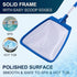 Hot Tub Skimmer Net Handheld, Professional Pool, Spa, Pound Skimmer Net with Aluminum Pole Handle, Deep Ultra Fine Mesh Netting Small Pool Skimmer...
