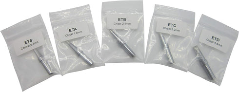 5 PCS WELLER Replacement Soldering Tips ETS ETA ETB ETC ETD for WE1010 WE1010NA WES51 WES50 WESD51 WESD50 PES51 PES50 LR21 LR20 Solder Iron Handle...