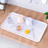 SOSMAR Dish Drain Board, 16' x 9', 1.3L Large Water Storage Capacity, Coffee Tea Tray, Fruit, Bathroom Accessories Holder...