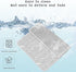 Dogs Cats Pet Cooling Mat, Summer Dog Cooling Pads Summer Sleeping Kennel Mat, Cooling Mat for Dogs Non-Slip for Indoor or Outdoor, Gray L...