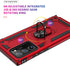 ADDIT for Note 20 Ultra Case Samsung Note 20 Ultra Case, Military Grade with Ring Car Mount Kickstand for Samsung Galaxy Note 20 Ultra 5G - Red...