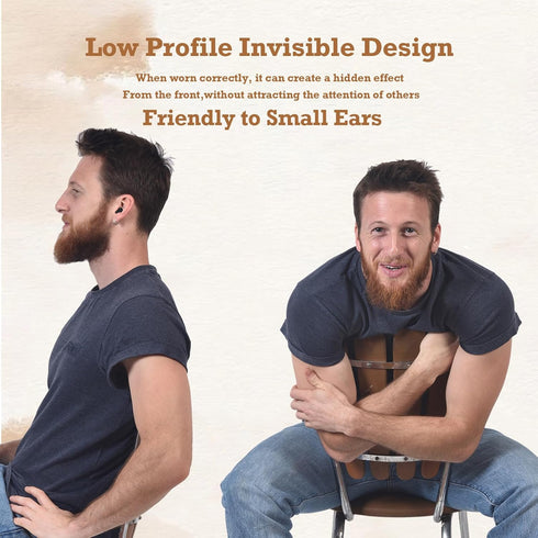 Skin Tone Mini Small Bluetooth Earbuds Invisible Wireless for Small Ear Canals Low Profile Smallest Sleep Micro Discreet Hidden Earbuds Small Ears...