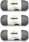 Caron Simply Soft Gray Heather Tweeds Yarn - 3 Pack of 141g/5oz - Acrylic - 4 Medium (Worsted) - 240 Yards - Knitting/Crochet......