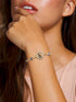 Dcfywl731 Gold Evil Eye Initial Bracelets Anklet for Women Mal De Ojo Letter Bracelets Anklet Hamsa Bracelet for Men Evil Eye Beaded Bracelets for...