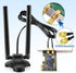 Eightwood PC WiFi Antenna Dual Band 2.4GHz 5GHz RP-SMA WiFi Antennae with 6.5 Feet Extension Cable for PC Desktop Computer PCI PCIe WiFi Bluetooth...
