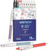 WRITECH Gel Pens Fine Point: 0.5mm 8 Black & 2 Red Ink Pen Set Clickable for Journaling Drawing Notetaking Bible Non Bleed 10ct Retractable Smooth...