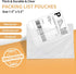 Shipping Label Sleeves 7.5" x 5.5" (50 Packs) BESTIKER Clear Adhesive Packing Slip Pouches, Packing List Envelopes, Shipping Supplies for Small Bu...