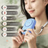 Portable Neck Fan, Handheld Mini Fan Small Personal Fan, Hand Held Fan USB Rechargeable Eyelash Fan for Kids Girls Boys Woman Man Home Outdoor Tra...
