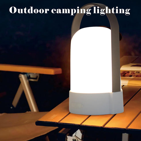 LED Outdoor Rechargeable Lantern Table Lamp Camping Lanterns Small Lanterns Battery Powered Portable Lantern Night Light Desk Lamp Cordless Lamp P...