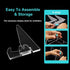 Assemble Acrylic Display Stand with Ledge, 8 inch Clear Book Display Easel Holder Free Width Acrylic Display Stand for Display...