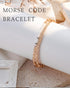 Morse Code Bracelets for Women, Inspirational Funny Bead Wrap Bracelets Gifts for Best Friends Sister Her Women Female...