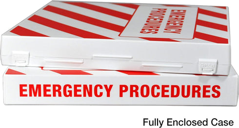 UniKeep Emergency Procedures Binder - 1.5 Inch Spine - with Metal D-Rings...