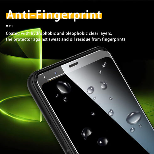 2 Pack Tempered Glass Screen Protector for Google Pixel 4 - and 2 Pack Camera Lens Protector?HD Clarity??Anti-Scratch??Case Friendly??Anti-fingerp...