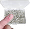 300PCS Mini Screw Eye Pin Pegs, 10 x 5mm Hooks, Self-Tapping Screws for Arts & Crafts, Cork Top Bottles & DIY Jewelry Making (Silver)...