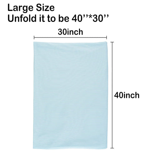 Viviland Jersey Swaddle Blanket, Ultra Soft Stretchy Receiving Blanket, Baby Boy Newborn Swaddle Wrap, 40 x 30 inches, 2 Pcs, Elephant...