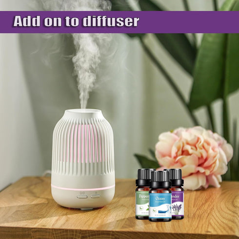 Essential Oils Natural Oils Fragrance Oil for Diffuser Humidifier Home Candle Making Replenish Set-6 Pack,Lavender, Lemon, Peppermint, Sweet Orang...