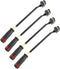 ACROPIX Car Brake Pad Sensor Front Rear Disc Brake Pad Wear Indicator Sensor Fit for Mercedes-Benz Sprinter 1500 - Pack of 4 Black...
