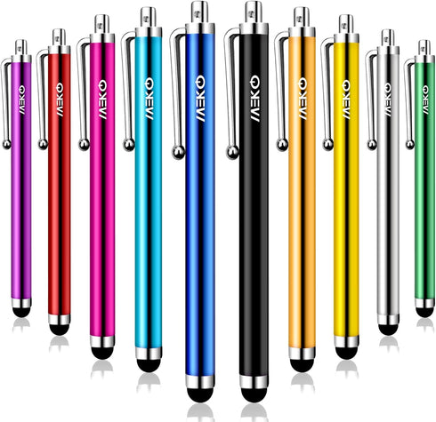 Stylus Pens for Touchscreens, MEKO 10 Pack High Precision Capacitive Stylus for iPad iPhone Tablets Smartphone&All Universal Touch Screen(10 Stylu...