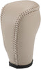 Gear Shifting Knob Cover Automatic Transmission Lever Trim for Nissan Murano 2009-2013 Faux Leather Beige...