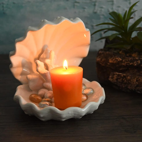 Orange Votive Candles...