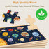 Puzzles for Kids Ages 4-6 Years Old, 4 Pack 24 PCs Jigsaw Puzzles Preschool Educational Brain Teaser Boards Toys Gifts Toddlers Children, Wooden p...