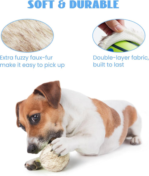Nocciola Wobble Giggle Ball for Dogs, Interactive Dog Toys for Boredom, Squeaky Ball Dog Toys to Keep Them Busy, Pet Toys for Small Medium Large D...