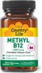 Country Life Methyl B-12 3000 mcg Lozenges, Vegan, Methylcobalamin for Energy and, Easily Absorbed, B12 Vitamin, Supports Energy Levels, Stamina &...