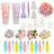 Taginke 104 Pcs DIY Hairpin Kit, DIY Cream Glue Hair Clips with 3D Cartoon Accessories,DIY Keychain Pendants Set Gift for Women Girls (Set 1)...