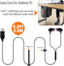USB Earbuds with 8.2FT Extra Long Cord for Computer, in-Ear USB Headphone Headset with Mic Compatible with Laptop, Desktop PC, Notebook & Chromebo...