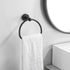 Leyden Matte Black Toilet Paper Holder and Hand Towel Holder, 2 Pieces Bathroom Hardware Accessories Set, SUS304 Stainless Steel Sturdy Wall Mount...