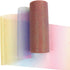 Rainbow Glitter Tulle Rolls 6 inch x 10 Yards (30 feet) for Table Runner Chair Sash Bow Pet Tutu Skirt Sewing Crafting Fabric Wedding Birthday Rib...