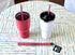 Reusable Drinking Straws with travel case, Made in USA, Cups 12-32 oz - For both Hot and Cold Beverages, Water/Coffee/Tea 4 Large 9.5"...