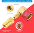 R1234YF to R134A Adapter, 90 Degrees R1234YF to R134A Conversion Adapters, R1234yf Quick Couplers Kit, High/Low Side Quick Coupler R1234YF AC Char...