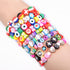1000PCS Polymer Clay Beads Bracelet Making kit, 24 Style Cute Fun Beads Flower Animal Rainbow Eye Charms for Jewelry Necklace Earring Making DIY A...